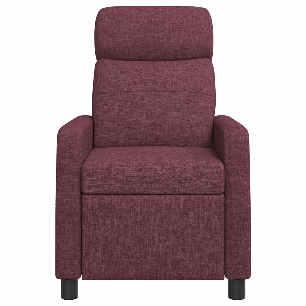 vidaXL Fotel masujący Fioletowy tkanina
