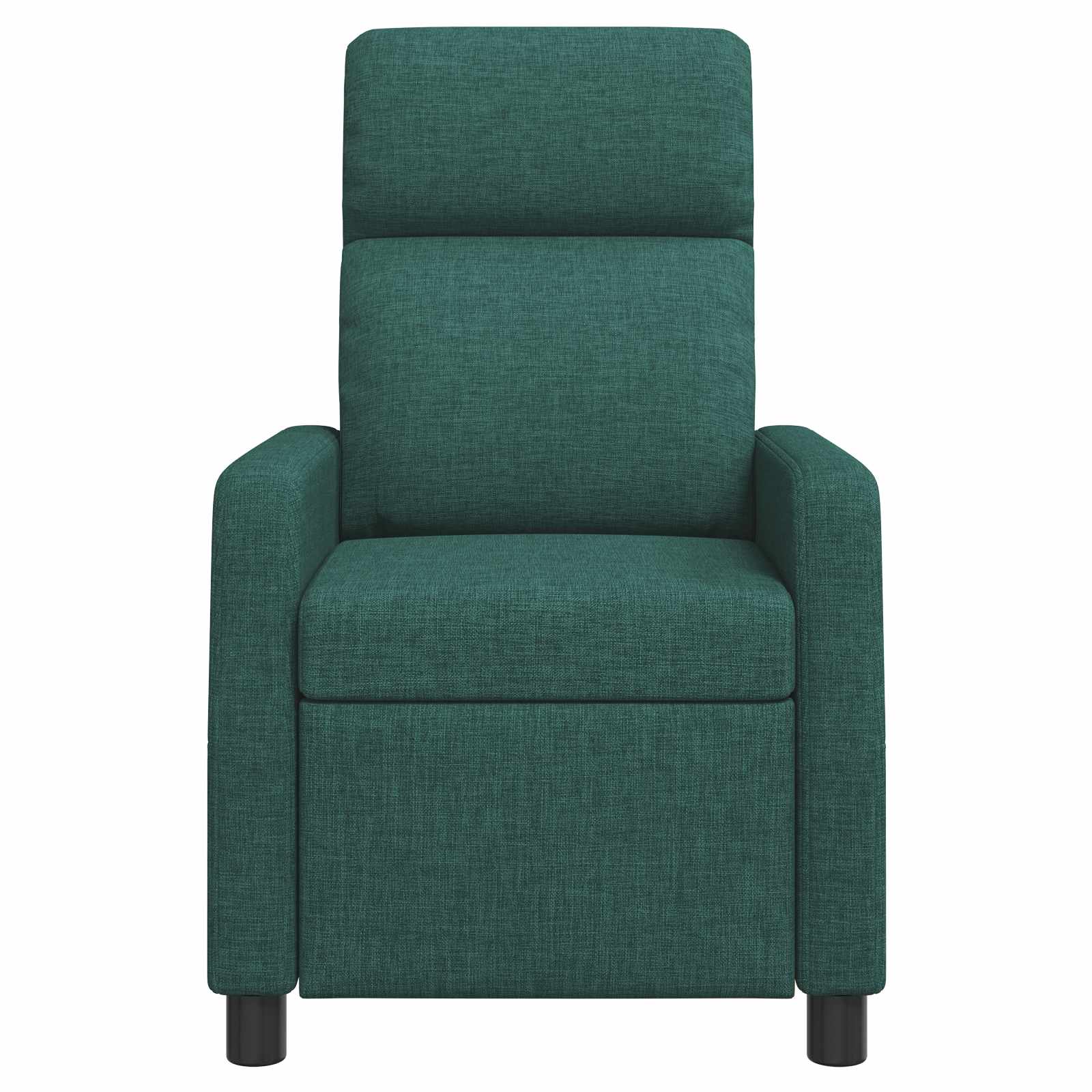 vidaXL Fotel recliner Ciemnozielony tkanina