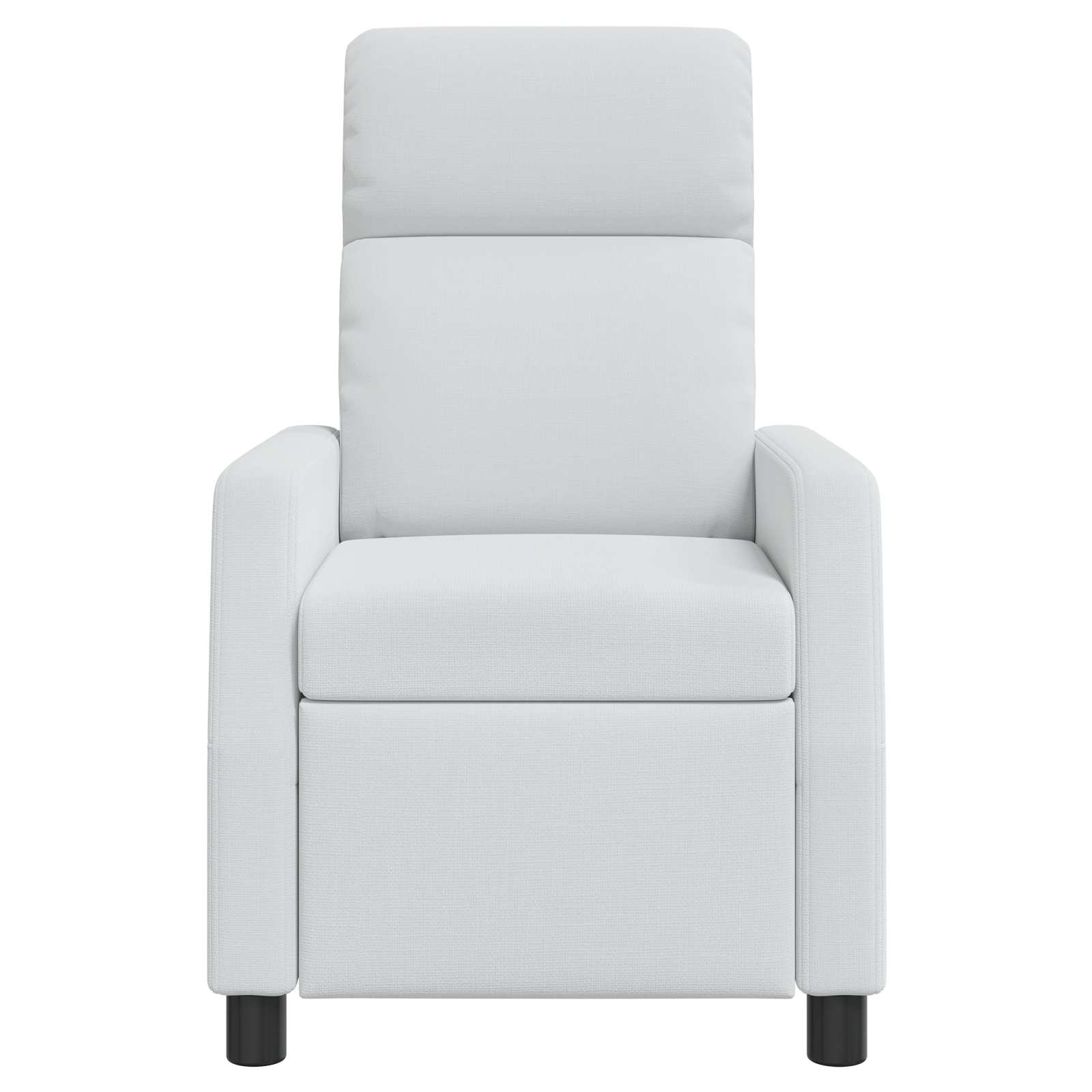 vidaXL Fotel recliner Biały tkanina