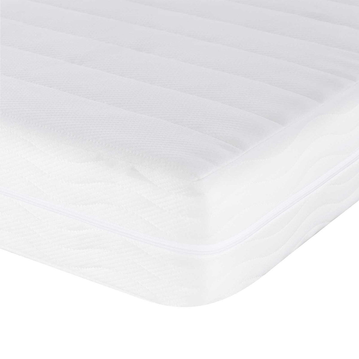 vidaXL Materac piankowy H2 i H3 75 x 190 cm Biały