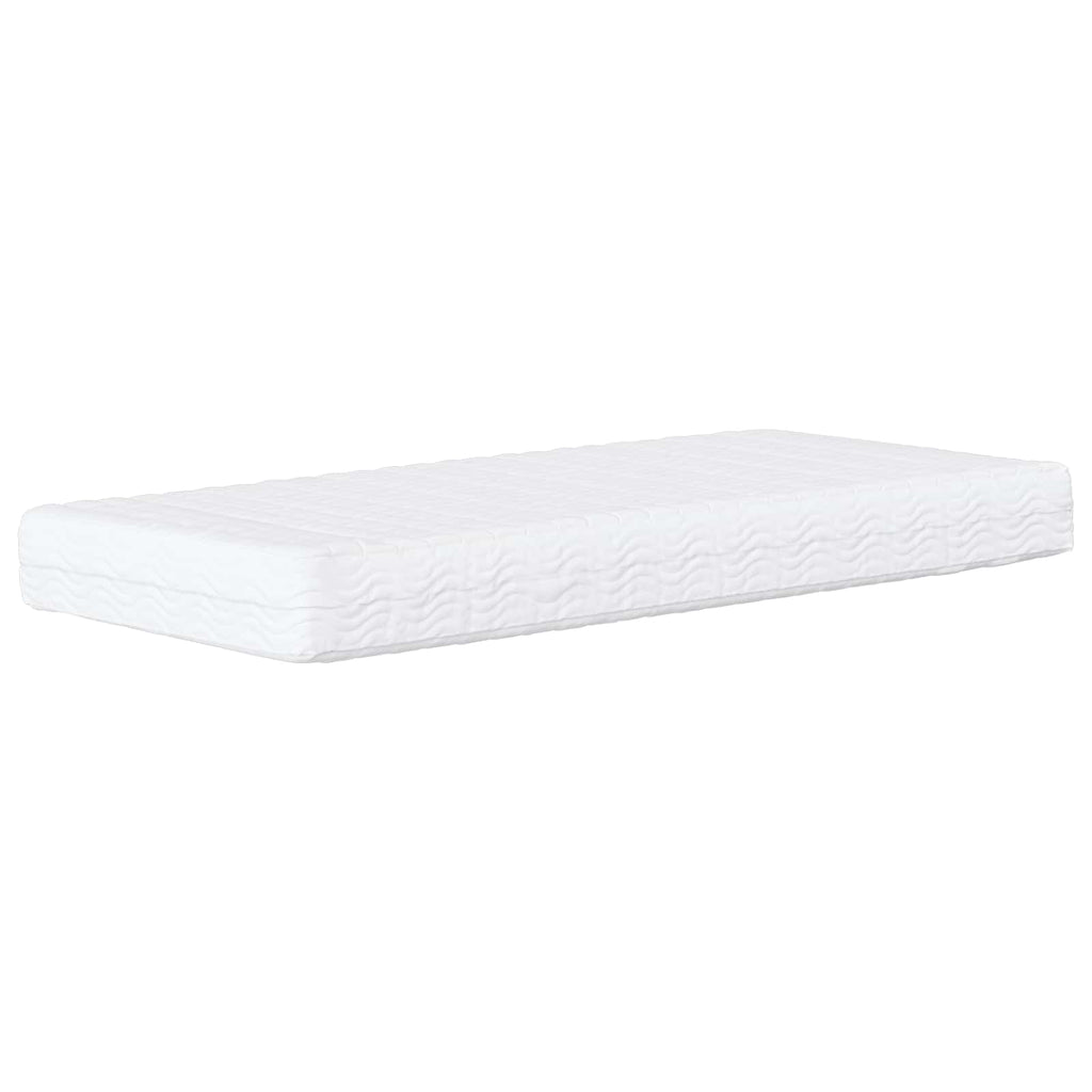 vidaXL Materac piankowy H2 i H3 75 x 190 cm Biały