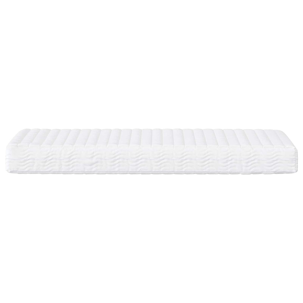 vidaXL Materac piankowy H2 i H3 75 x 190 cm Biały