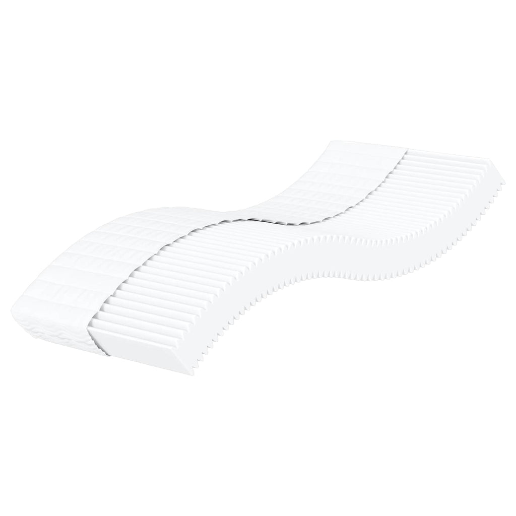 vidaXL Materac piankowy H2 i H3 75 x 190 cm Biały