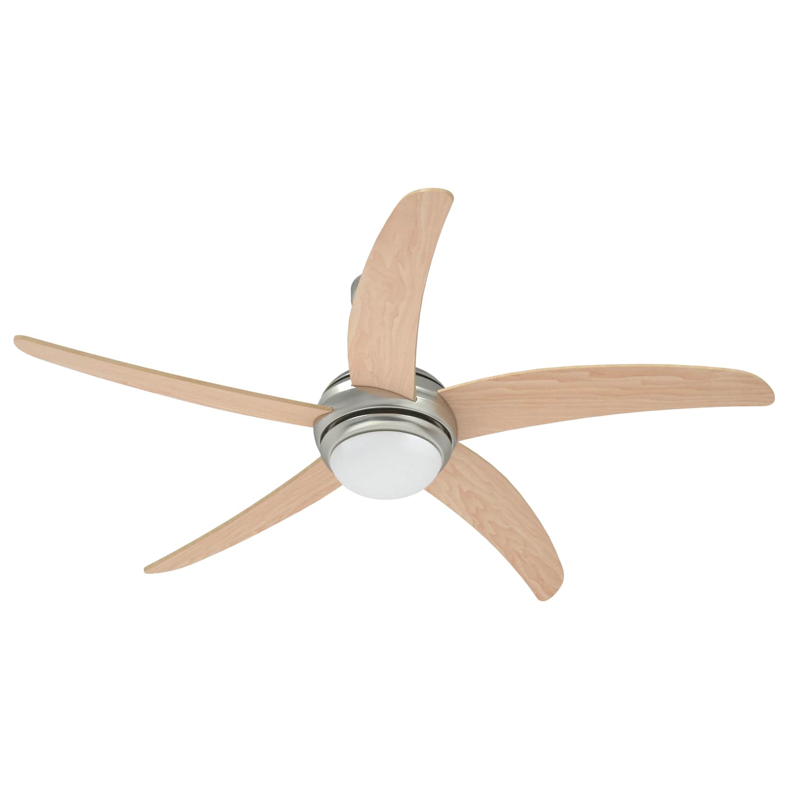 vidaXL Wentylator sufitowy z lampą Ø 130 cm Sonoma