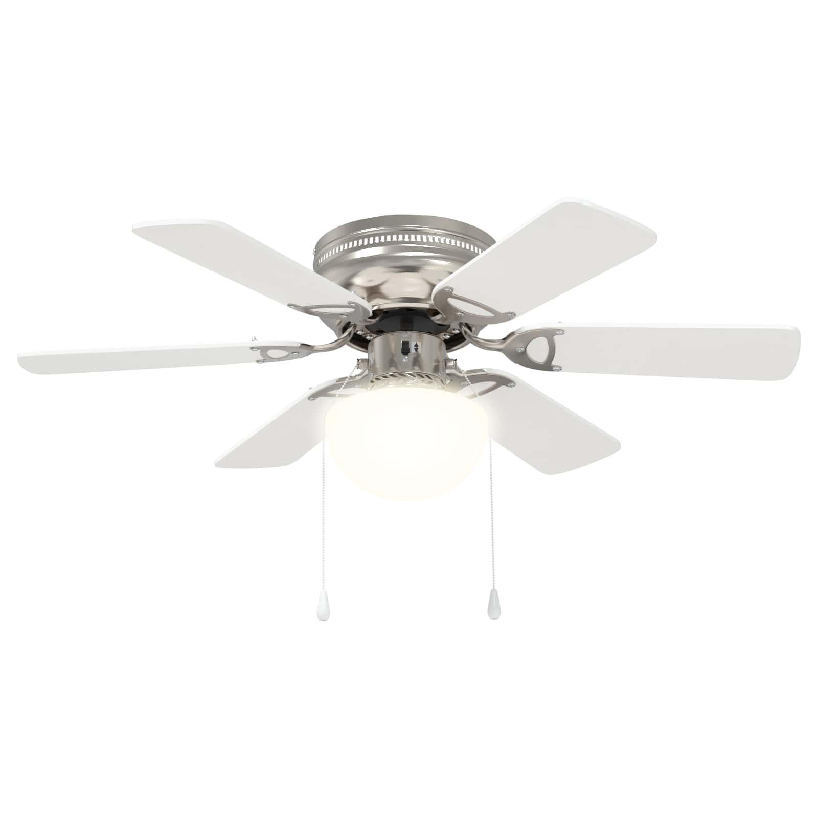 vidaXL Wentylator sufitowy z lampą Ø 82 cm Biały