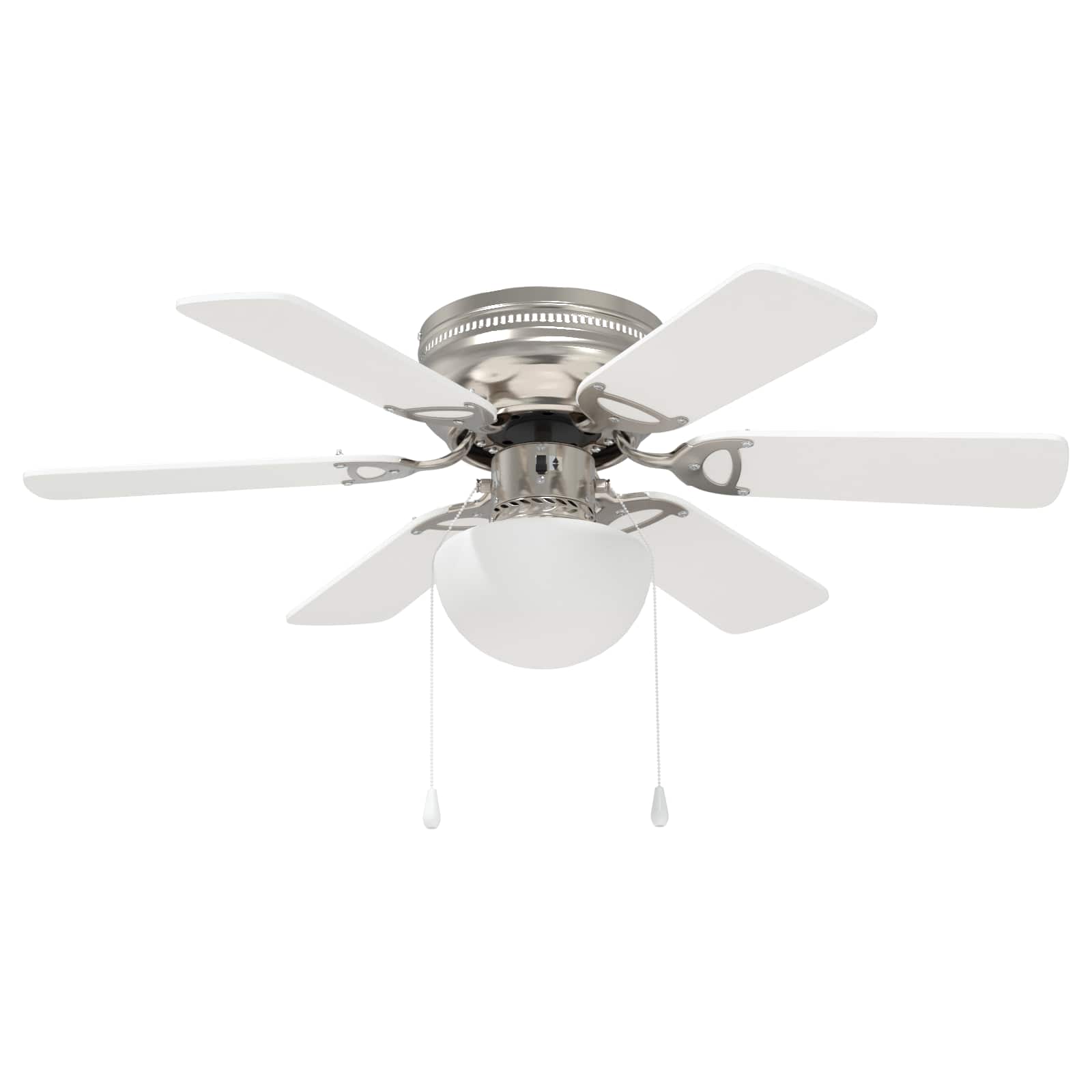 vidaXL Wentylator sufitowy z lampą Ø 82 cm Biały