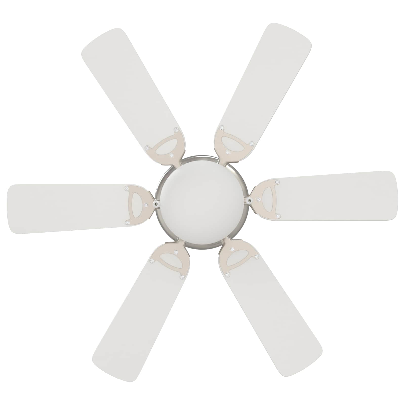 vidaXL Wentylator sufitowy z lampą Ø 82 cm Biały