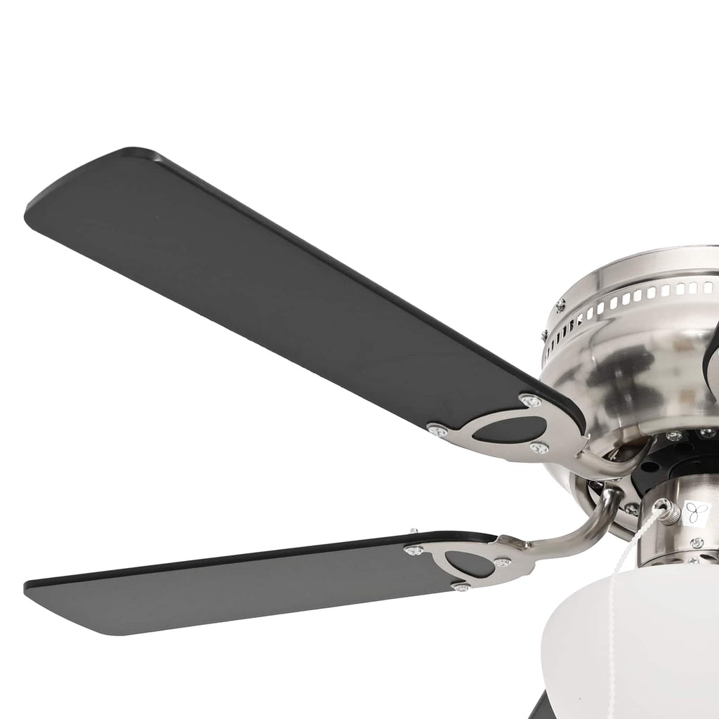 vidaXL Wentylator sufitowy z lampą Ø 82 cm Czarny