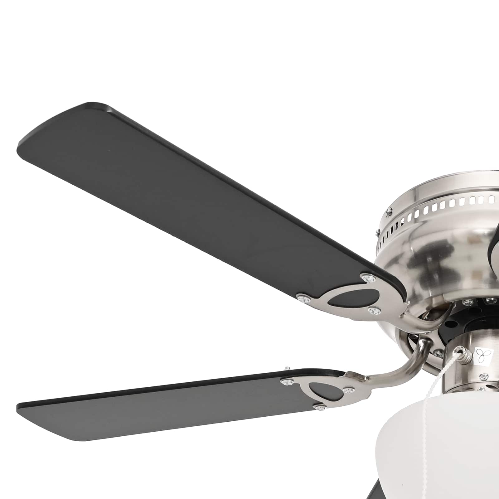 vidaXL Wentylator sufitowy z lampą Ø 82 cm Czarny
