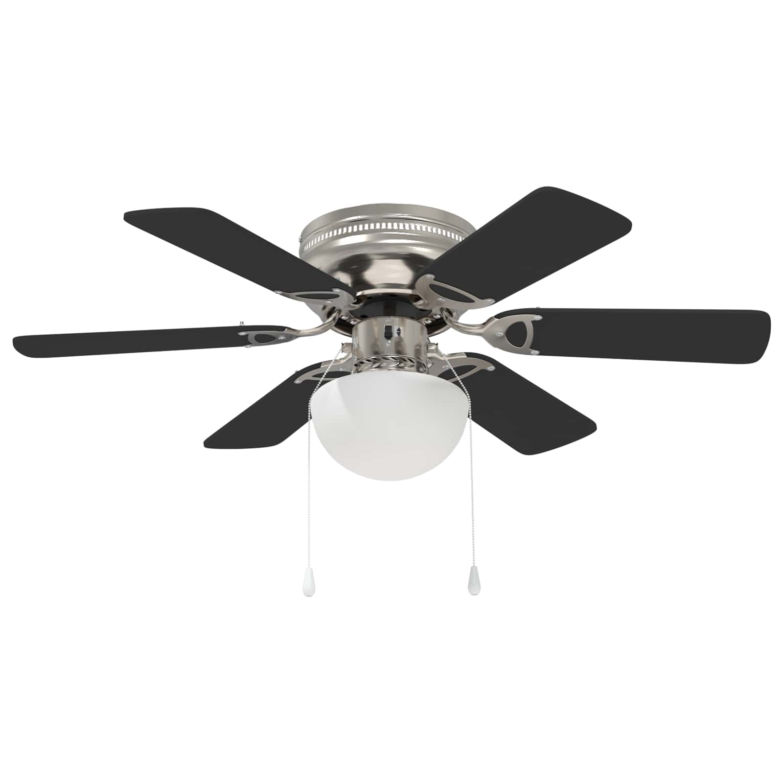 vidaXL Wentylator sufitowy z lampą Ø 82 cm Czarny