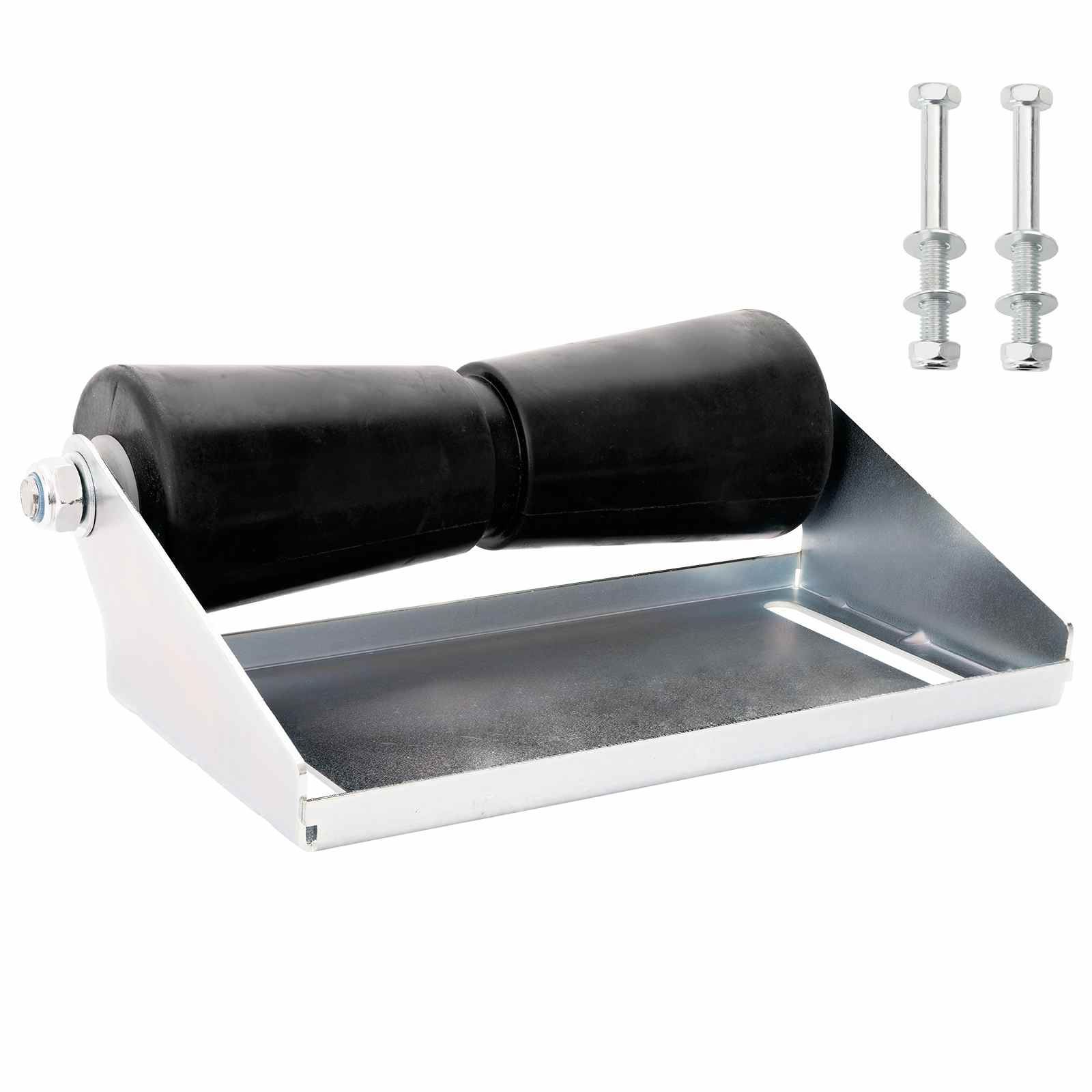 vidaXL Rolki przyczepy do łodzi z uchwytem 30,5 cm Stal ocynkowana