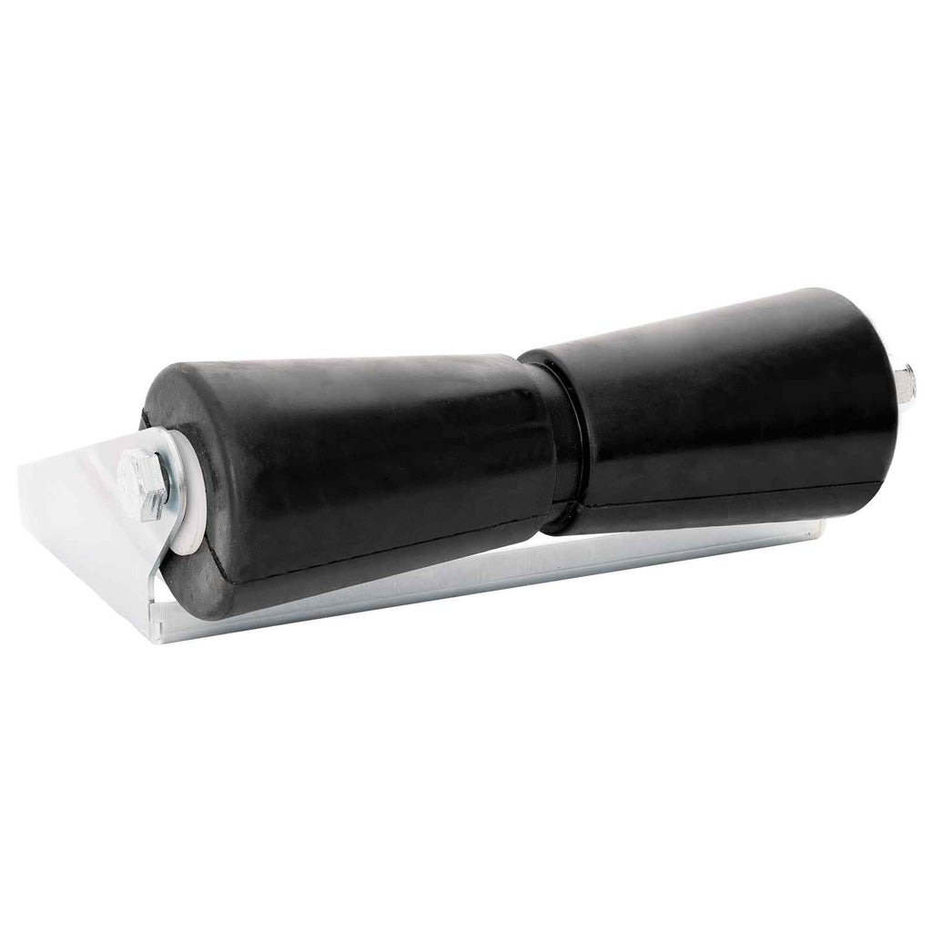 vidaXL Rolki przyczepy do łodzi z uchwytem 30,5 cm Stal ocynkowana