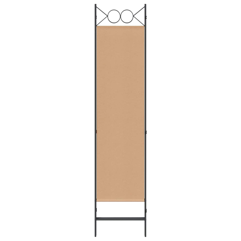 vidaXL 3-panelowy parawan Beżowy 120 x 180 cm tkanina