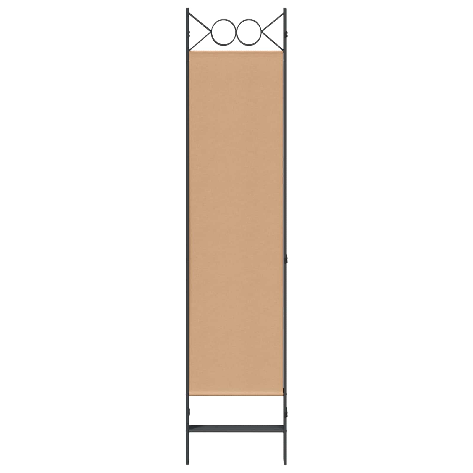 vidaXL 4-panelowy parawan Beżowy 160 x 180 cm tkanina
