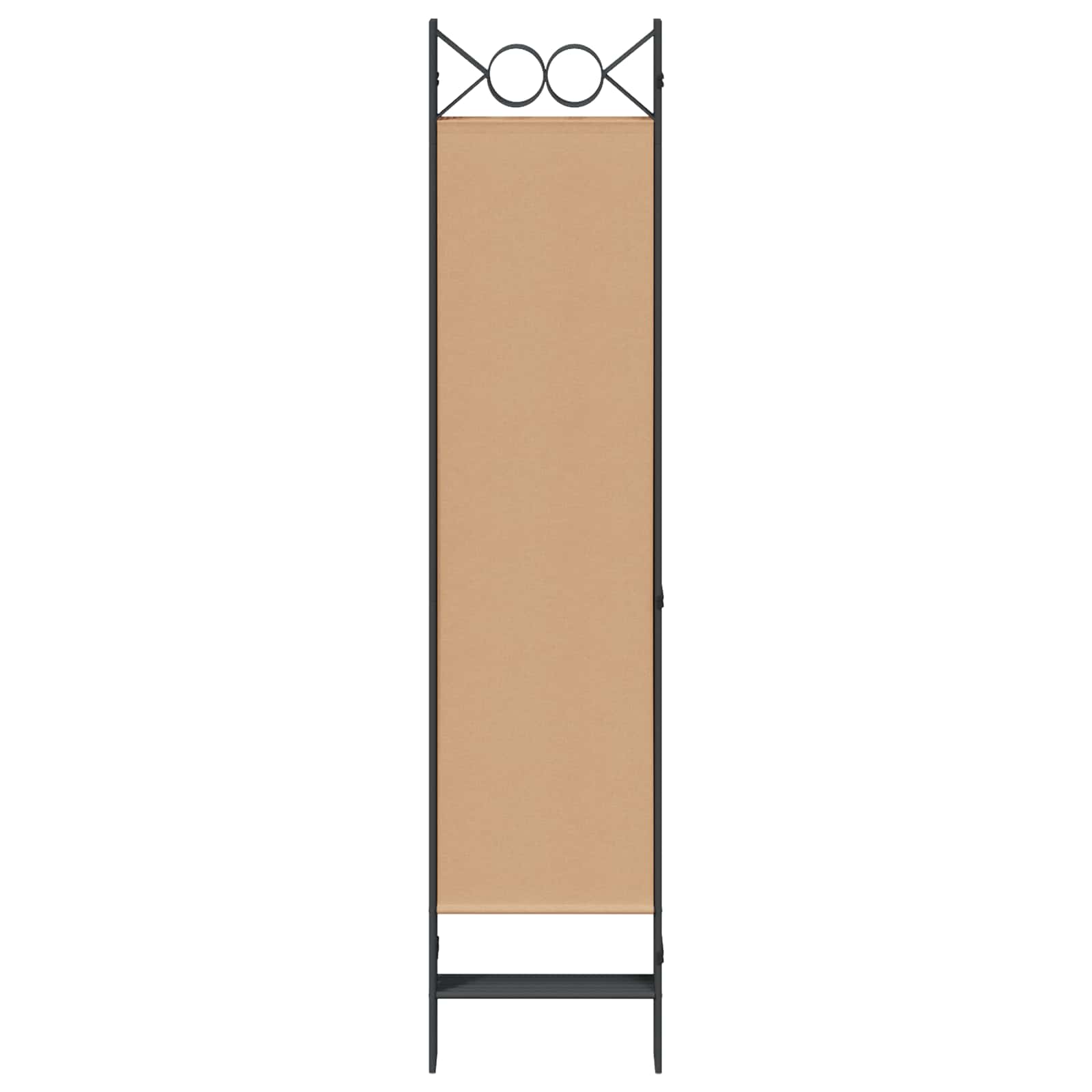 vidaXL Ekspresowy 6-panelowy parawan Beżowy 240 x 180 cm tkanina