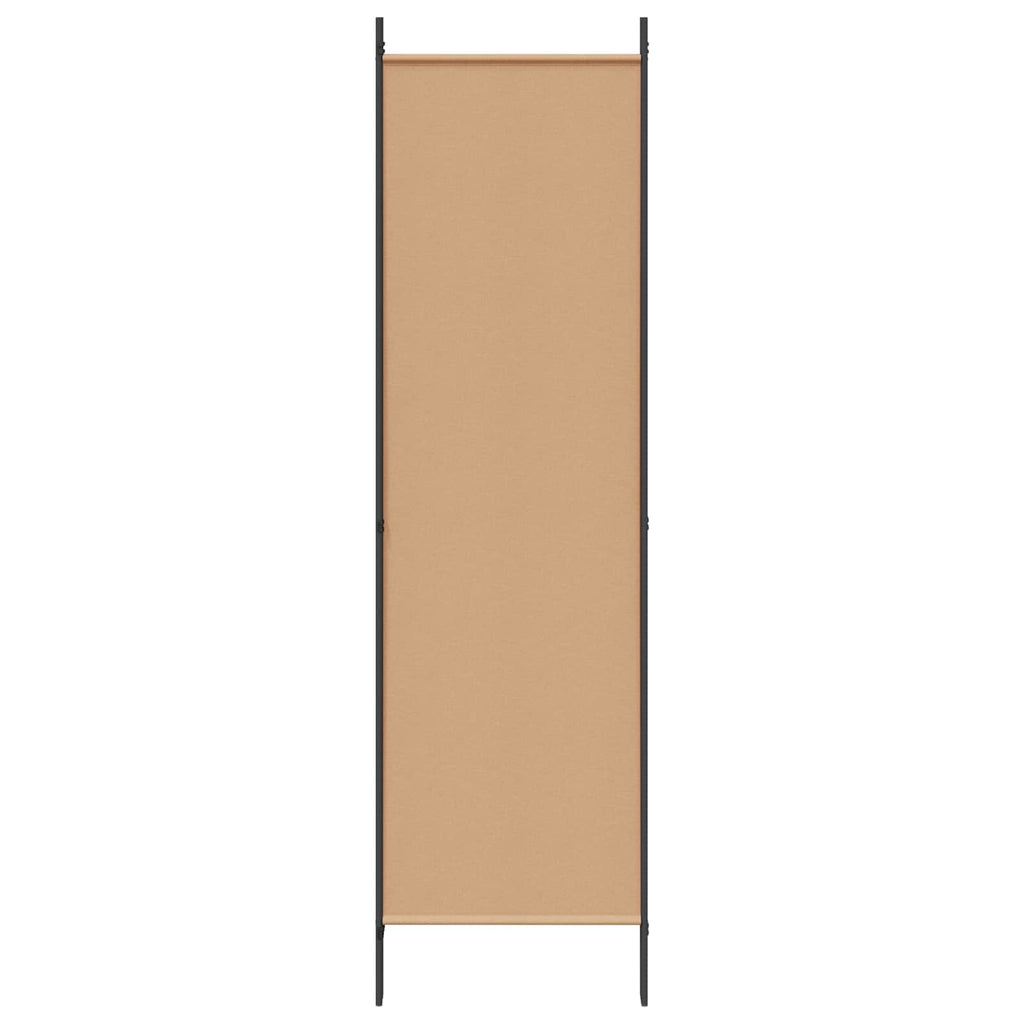 vidaXL 4-panelowy parawan Beżowy 200 x 180 cm tkanina