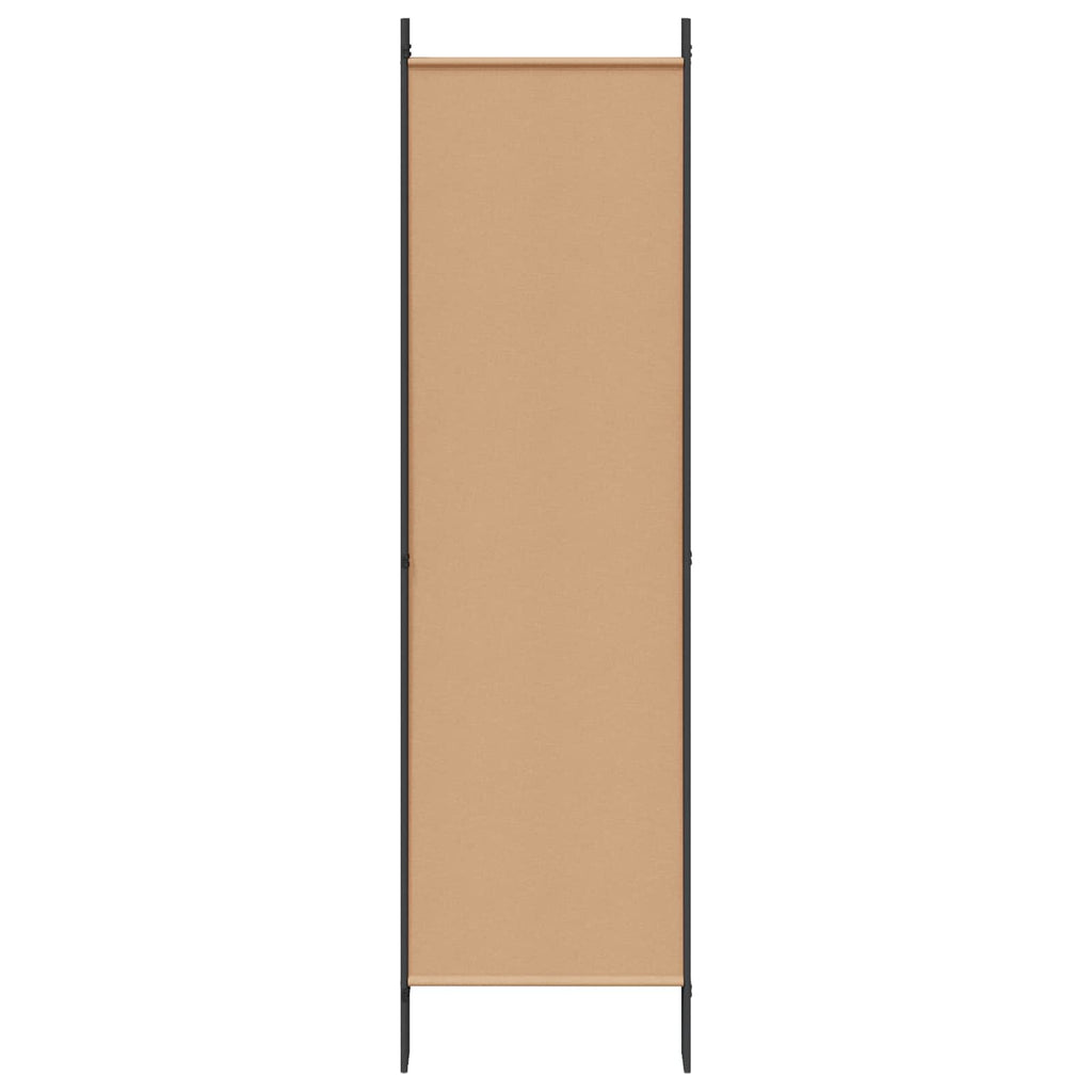 vidaXL Ekspresowy 6-panelowy parawan Beżowy 300 x 180 cm tkanina