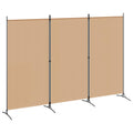 vidaXL 3-panelowy parawan Beżowy 260 x 180 cm tkanina