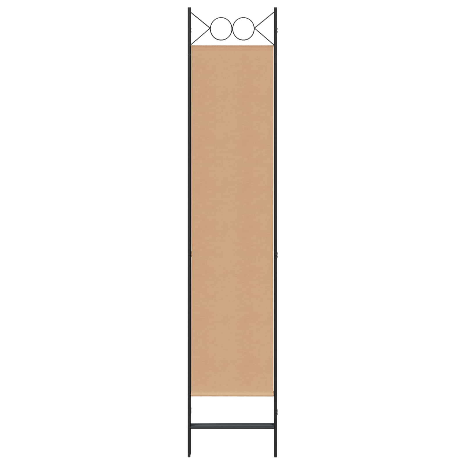 vidaXL 3-panelowy parawan Beżowy 120 x 200 cm tkanina