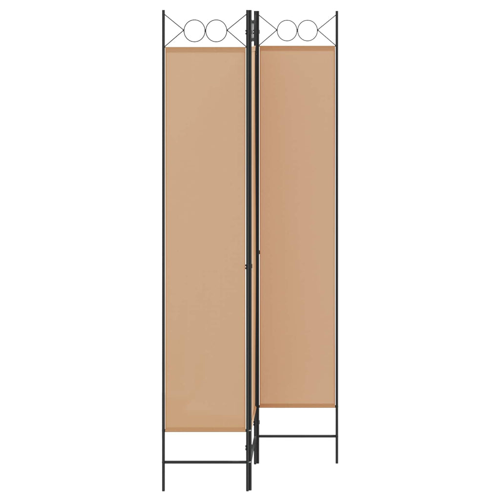 vidaXL 3-panelowy parawan Beżowy 120 x 220 cm tkanina
