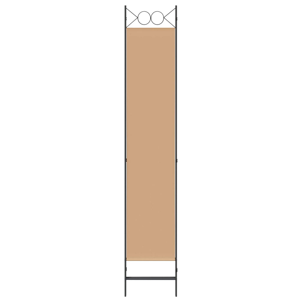 vidaXL 3-panelowy parawan Beżowy 120 x 220 cm tkanina