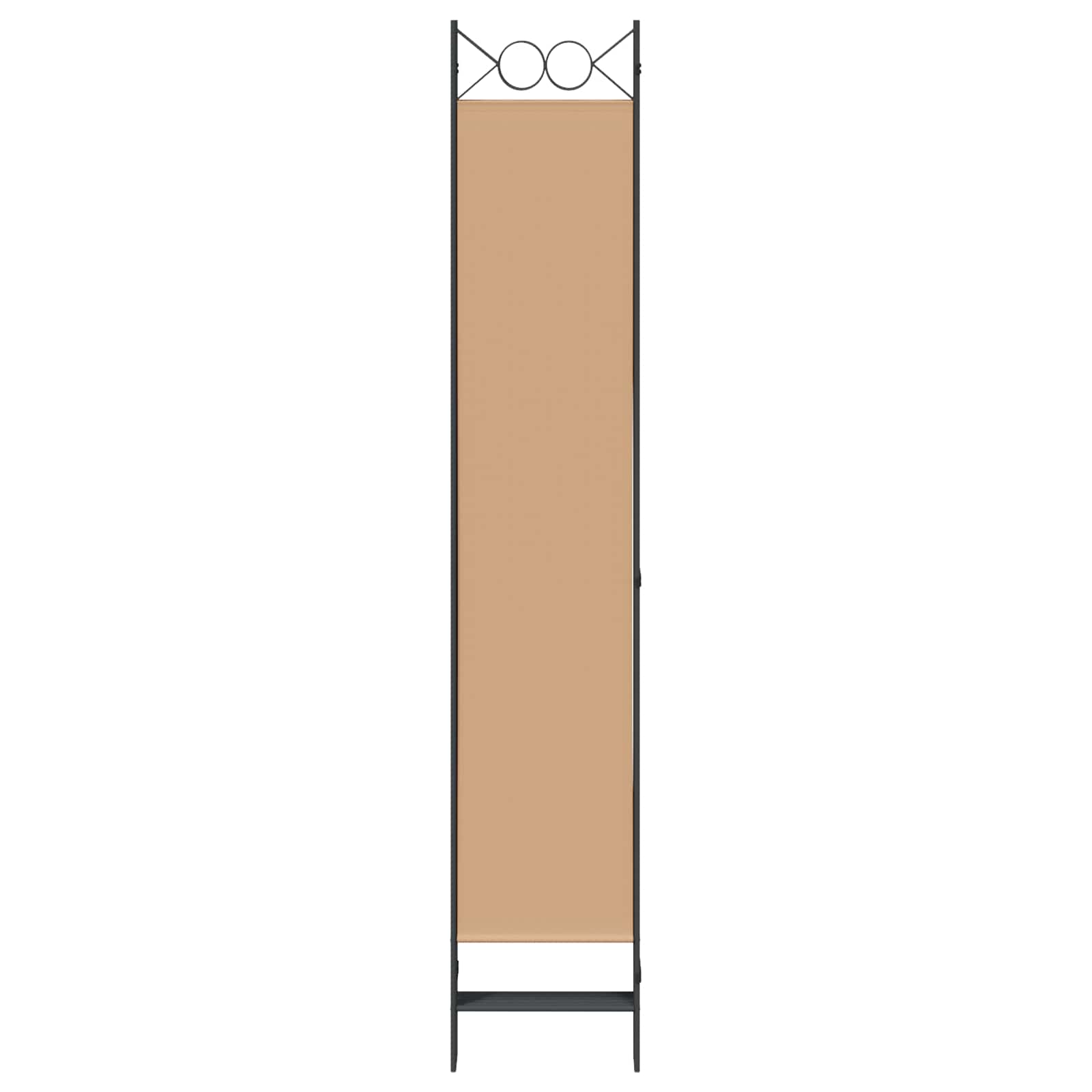 vidaXL Ekspresowy 6-panelowy parawan Beżowy 240 x 220 cm tkanina