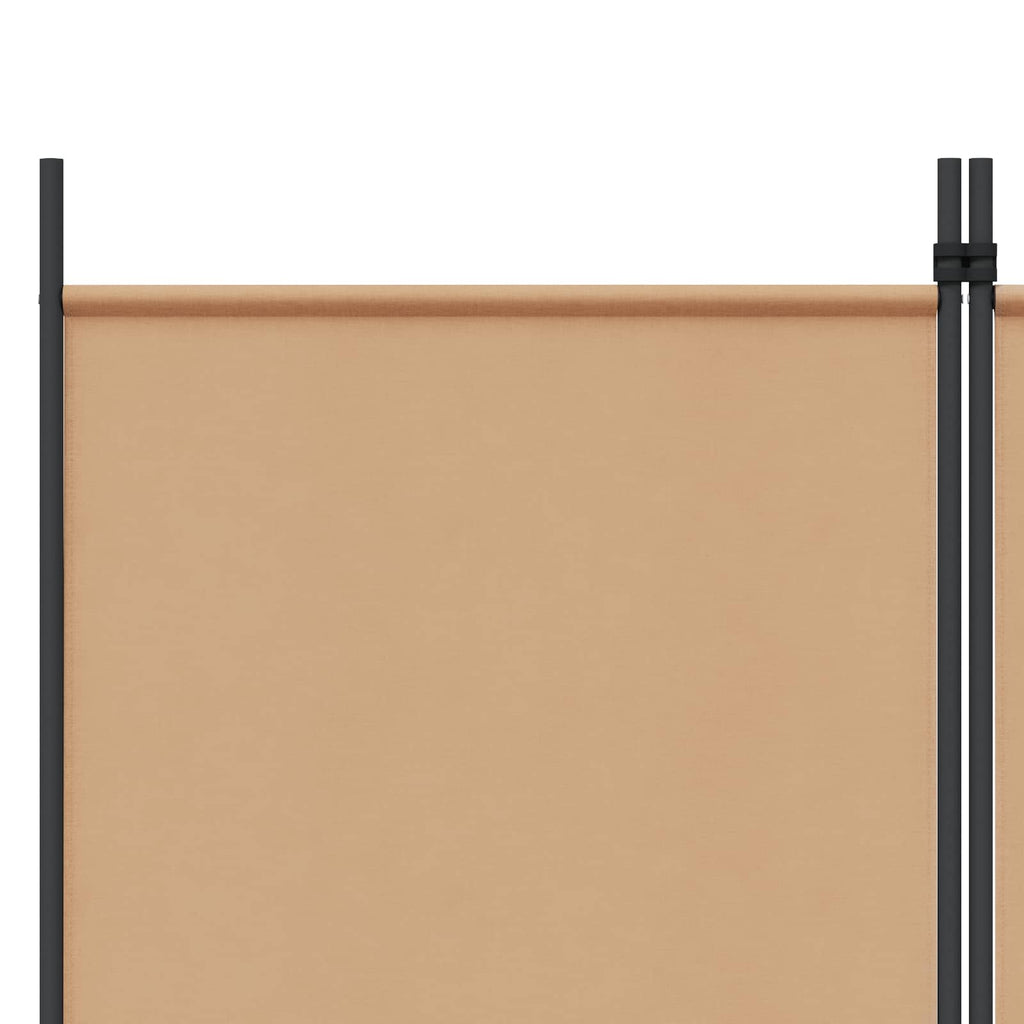 vidaXL 3-panelowy parawan Beżowy 150 x 200 cm tkanina