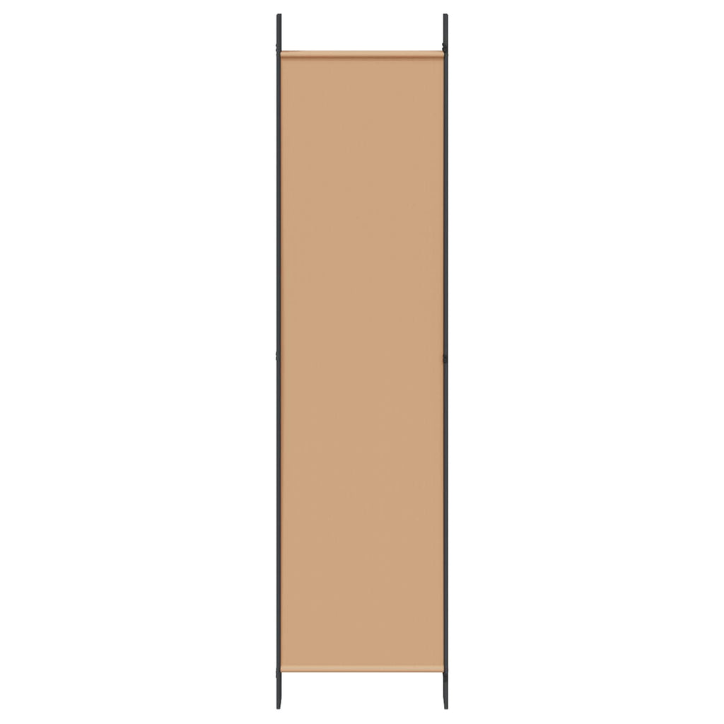vidaXL Ekspresowy 6-panelowy parawan Beżowy 300 x 200 cm tkanina