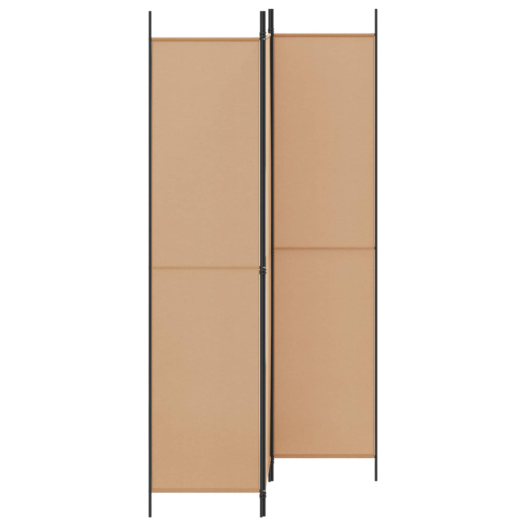 vidaXL 3-panelowy parawan Beżowy 150 x 220 cm tkanina