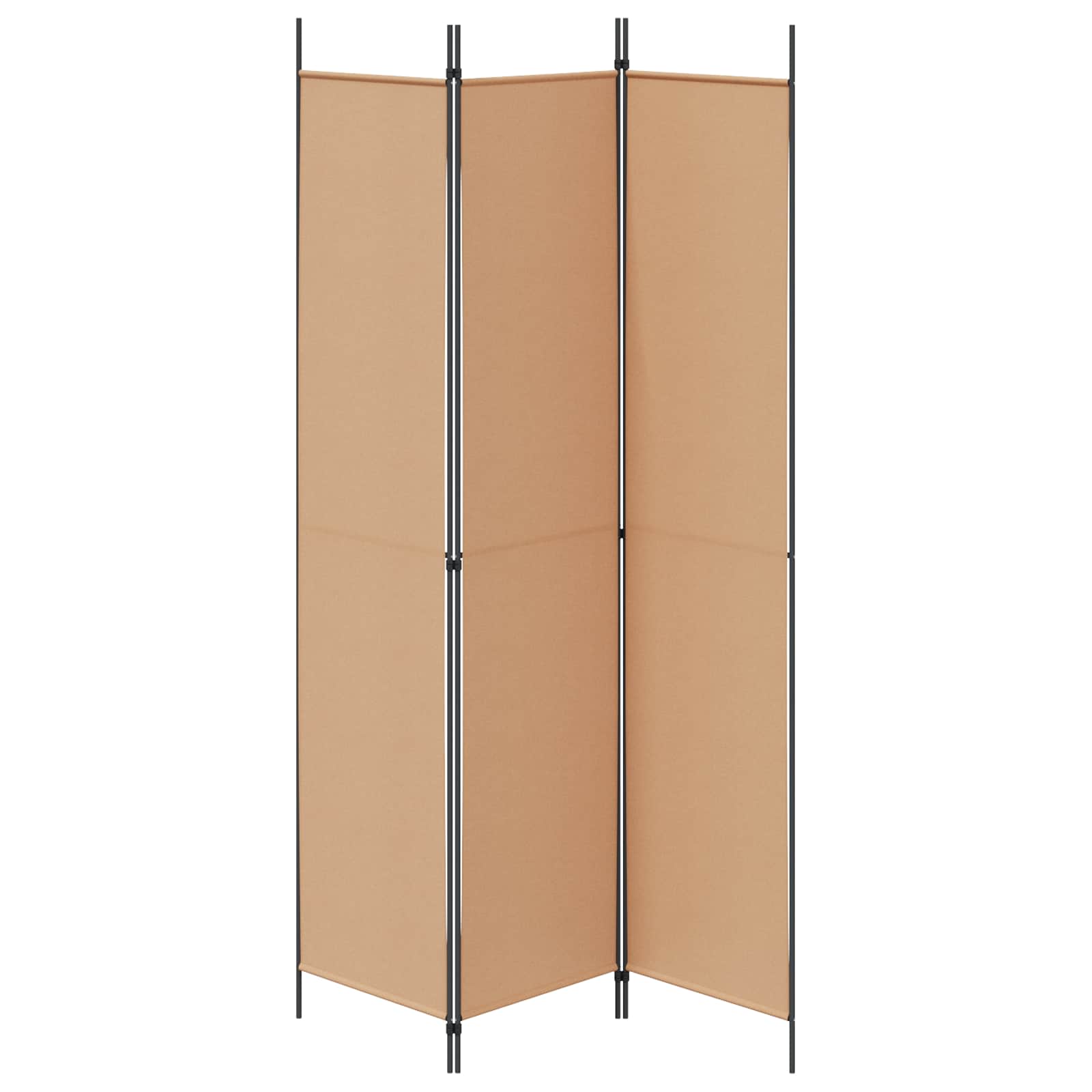 vidaXL 3-panelowy parawan Beżowy 150 x 220 cm tkanina
