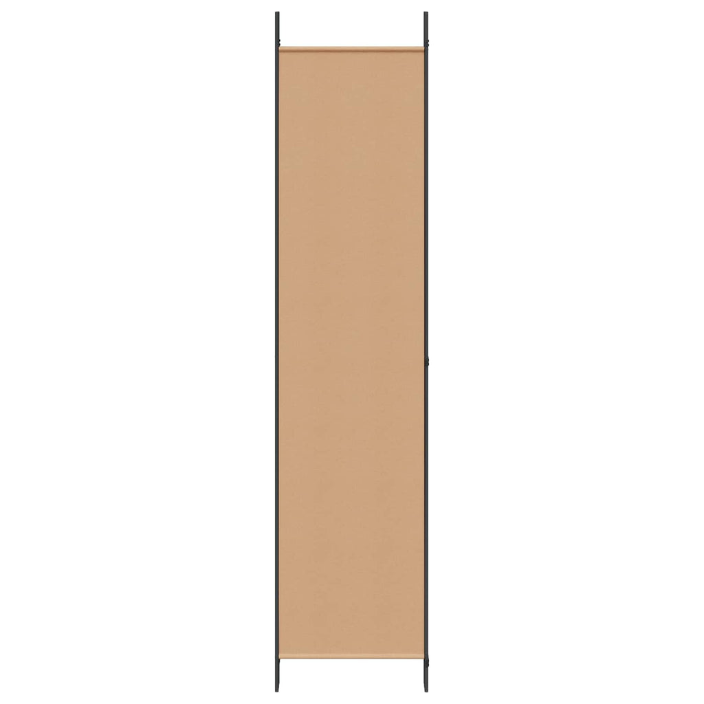 vidaXL 4-panelowy parawan Beżowy 200 x 220 cm tkanina