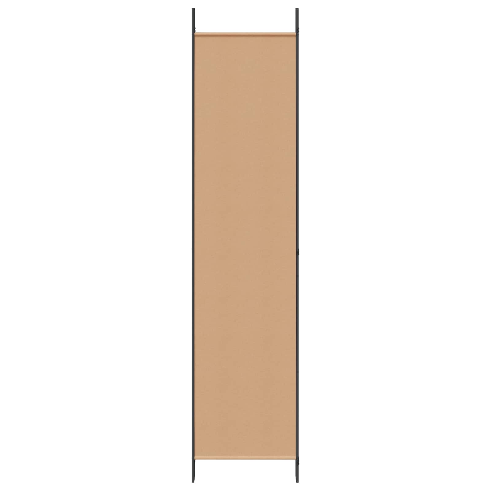 vidaXL 4-panelowy parawan Beżowy 200 x 220 cm tkanina