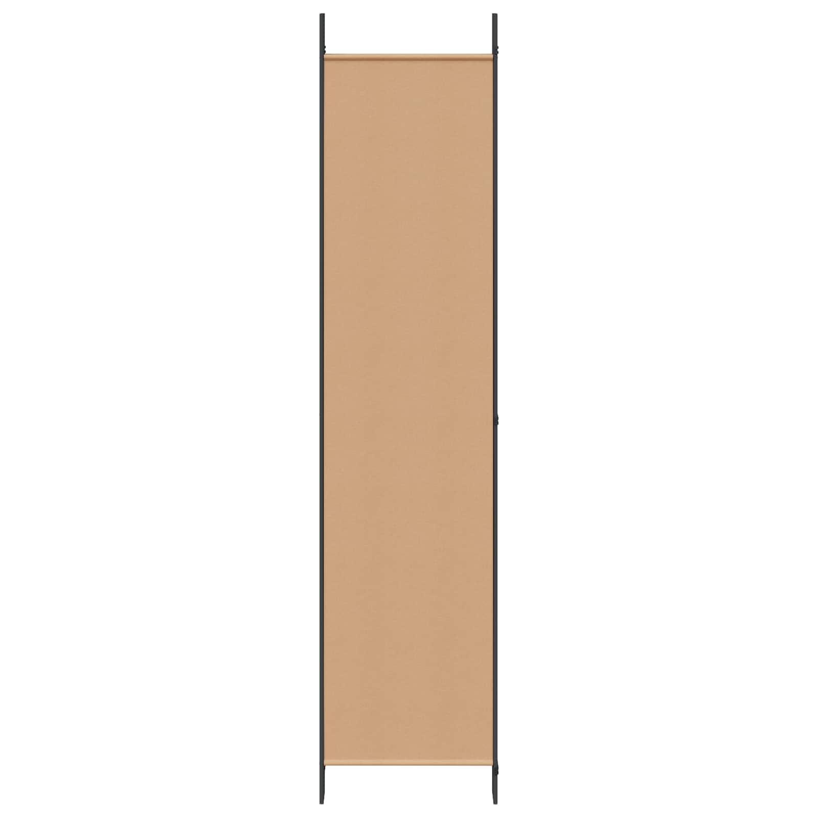 vidaXL Ekspresowy 6-panelowy parawan Beżowy 300 x 220 cm tkanina