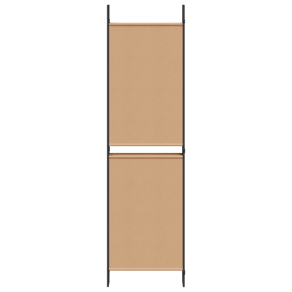 vidaXL Ekspresowy 6-panelowy parawan Beżowy 300 x 180 cm tkanina
