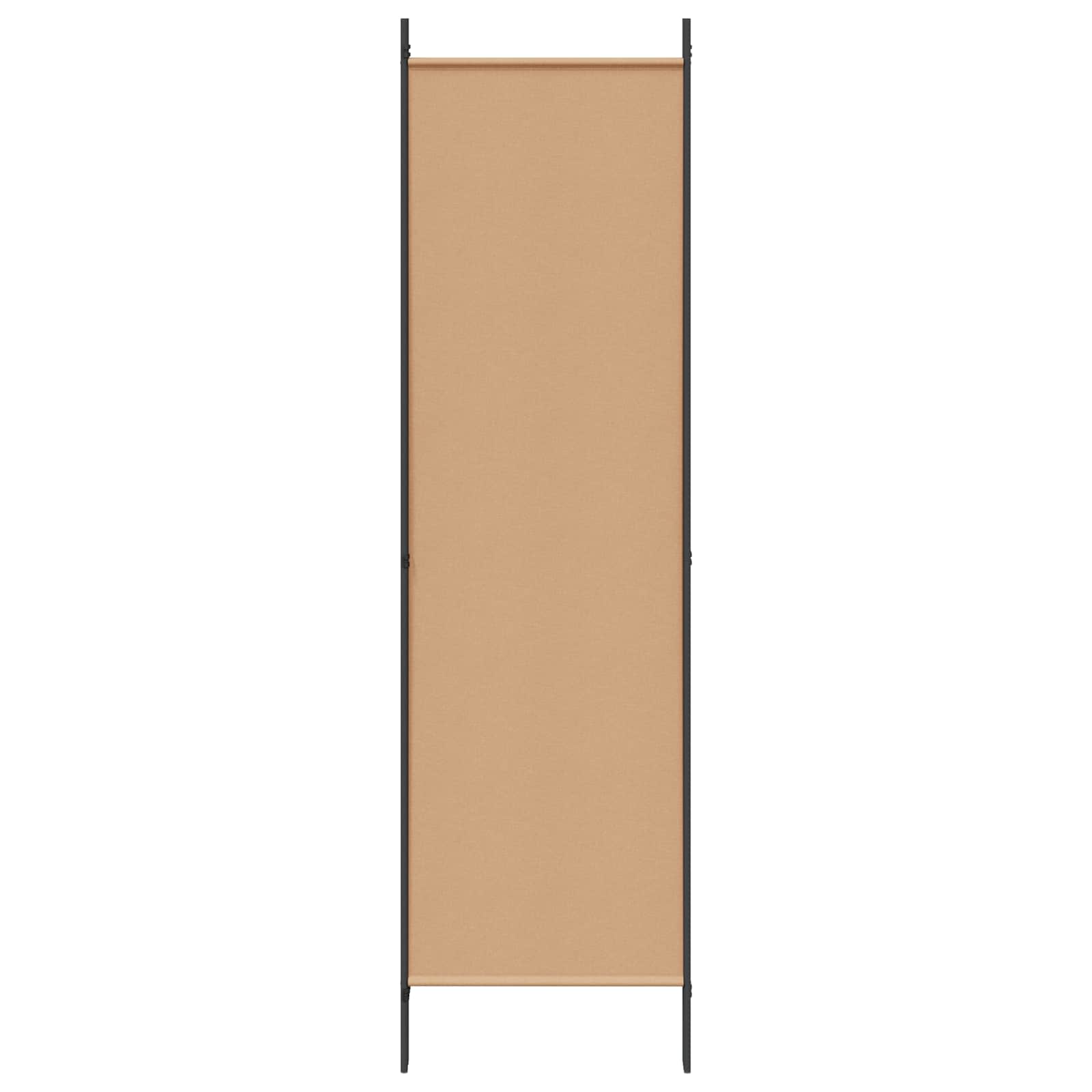 vidaXL 4-panelowy parawan Beżowy 200 x 200 cm tkanina