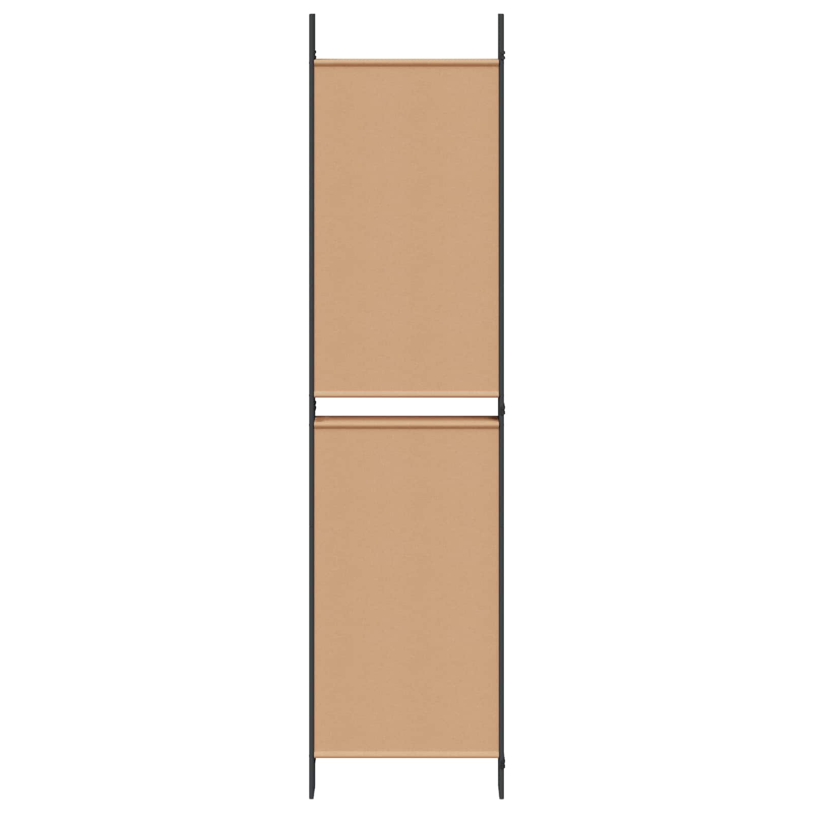 vidaXL Ekspresowy 6-panelowy parawan Beżowy 300 x 200 cm tkanina