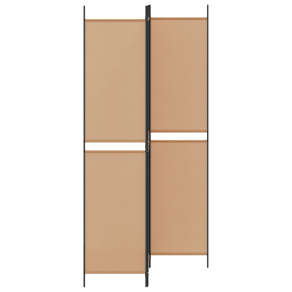 vidaXL 3-panelowy parawan Beżowy 150 x 220 cm tkanina
