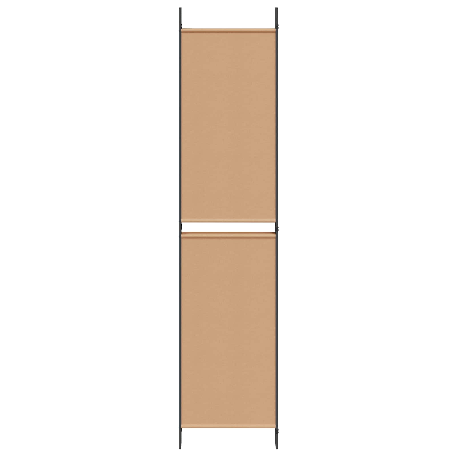 vidaXL 5-panelowy parawan Beżowy 250 x 220 cm tkanina