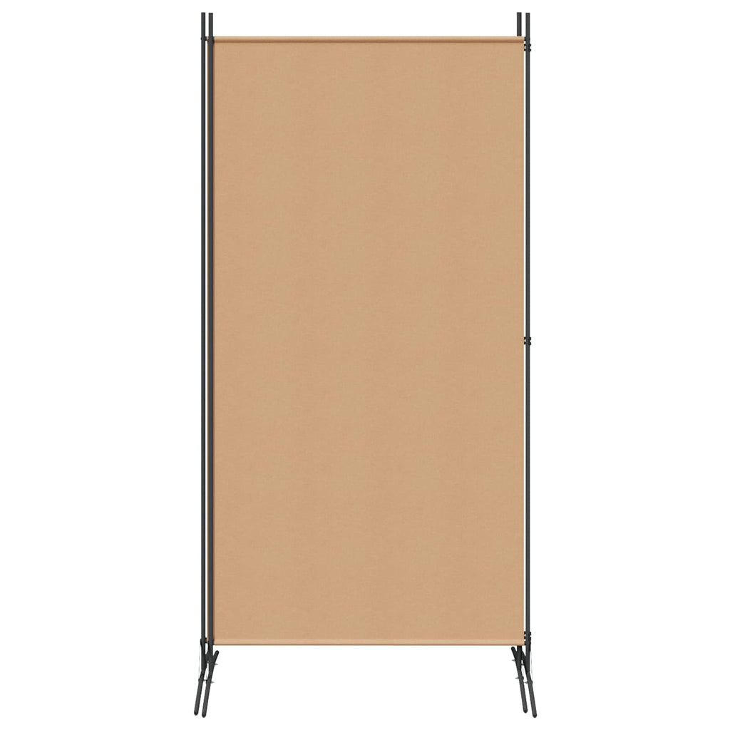 vidaXL Parawan 2-panelowy Beżowy 175 x 180 cm tkanina