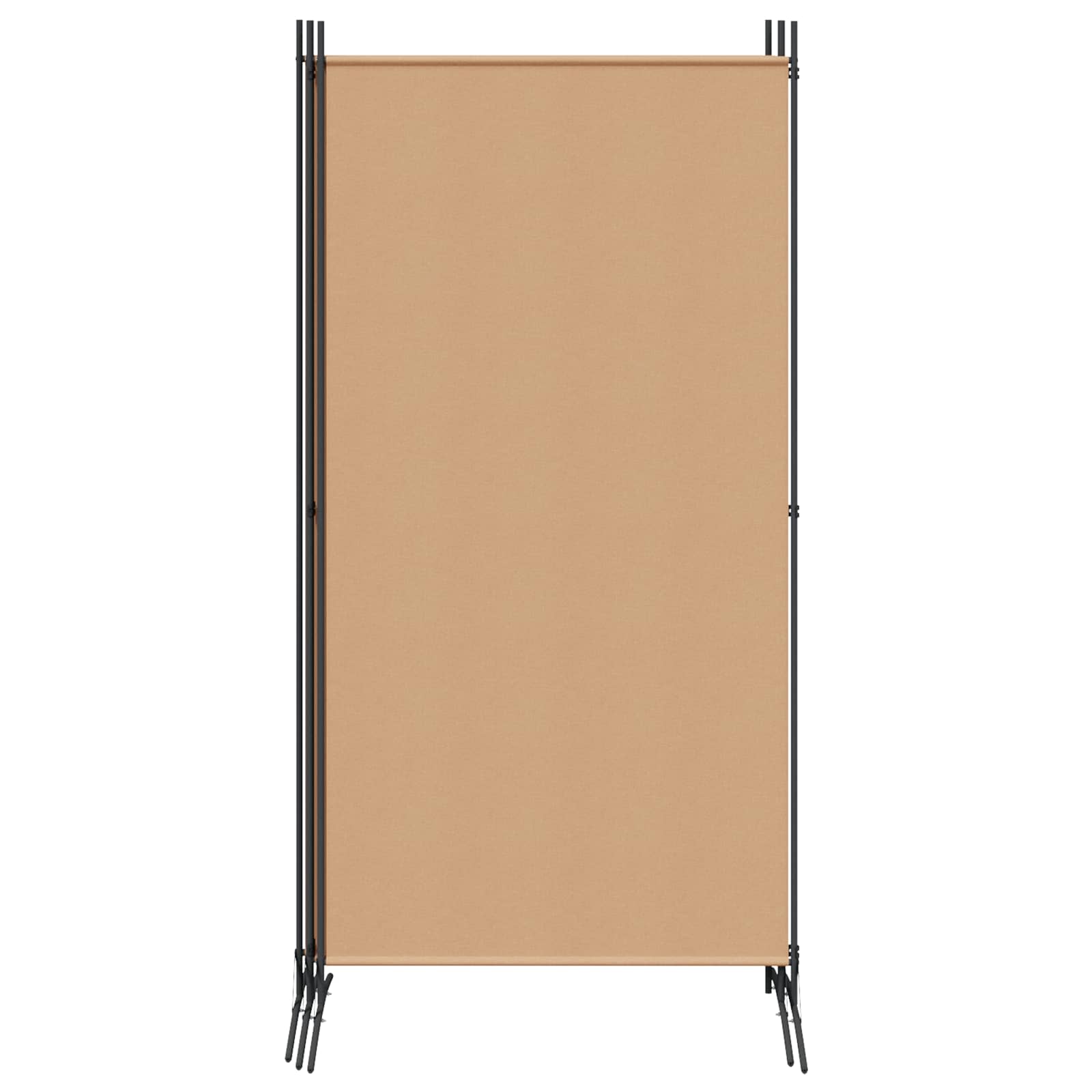 vidaXL 4-panelowy parawan Beżowy 346 x 180 cm tkanina