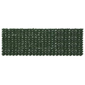 vidaXL Parawan balkonowy z liśćmi Ciemnozielony 300 x 100 cm