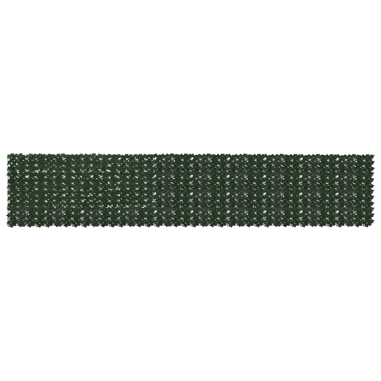 vidaXL Parawan balkonowy z liśćmi Ciemnozielony 500 x 100 cm