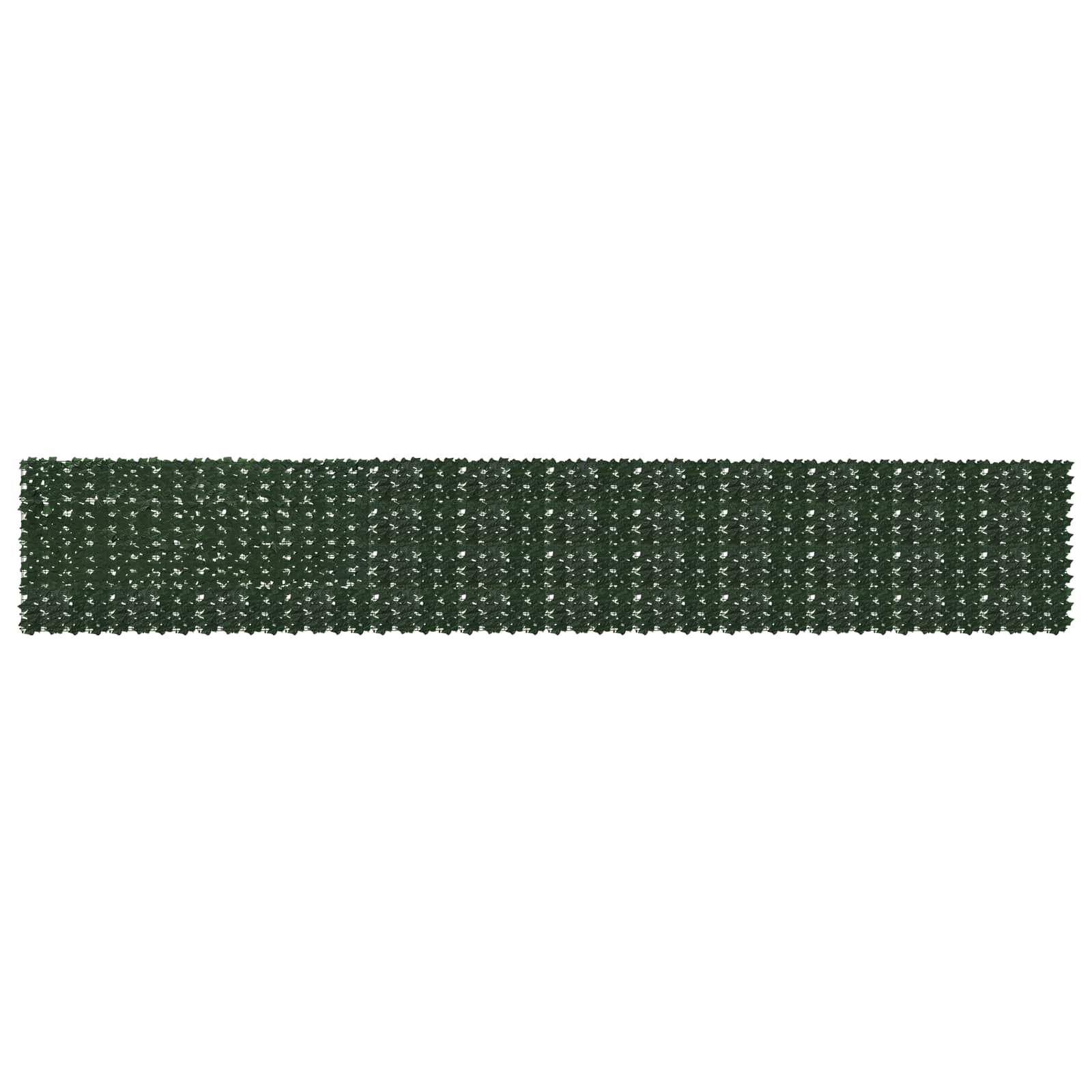 vidaXL Parawan balkonowy z liśćmi Ciemnozielony 600 x 100 cm