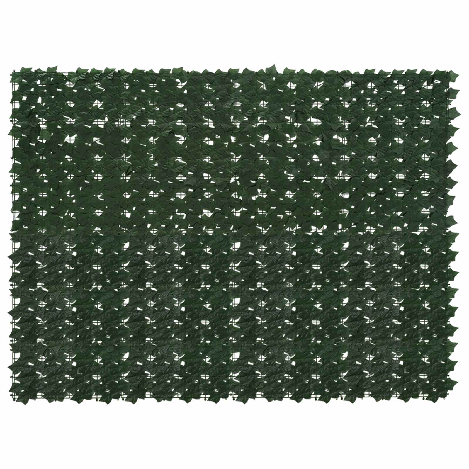 vidaXL Parawan balkonowy z liśćmi Ciemnozielony 200 x 150 cm