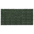 vidaXL Parawan balkonowy z liśćmi Ciemnozielony 300 x 150 cm