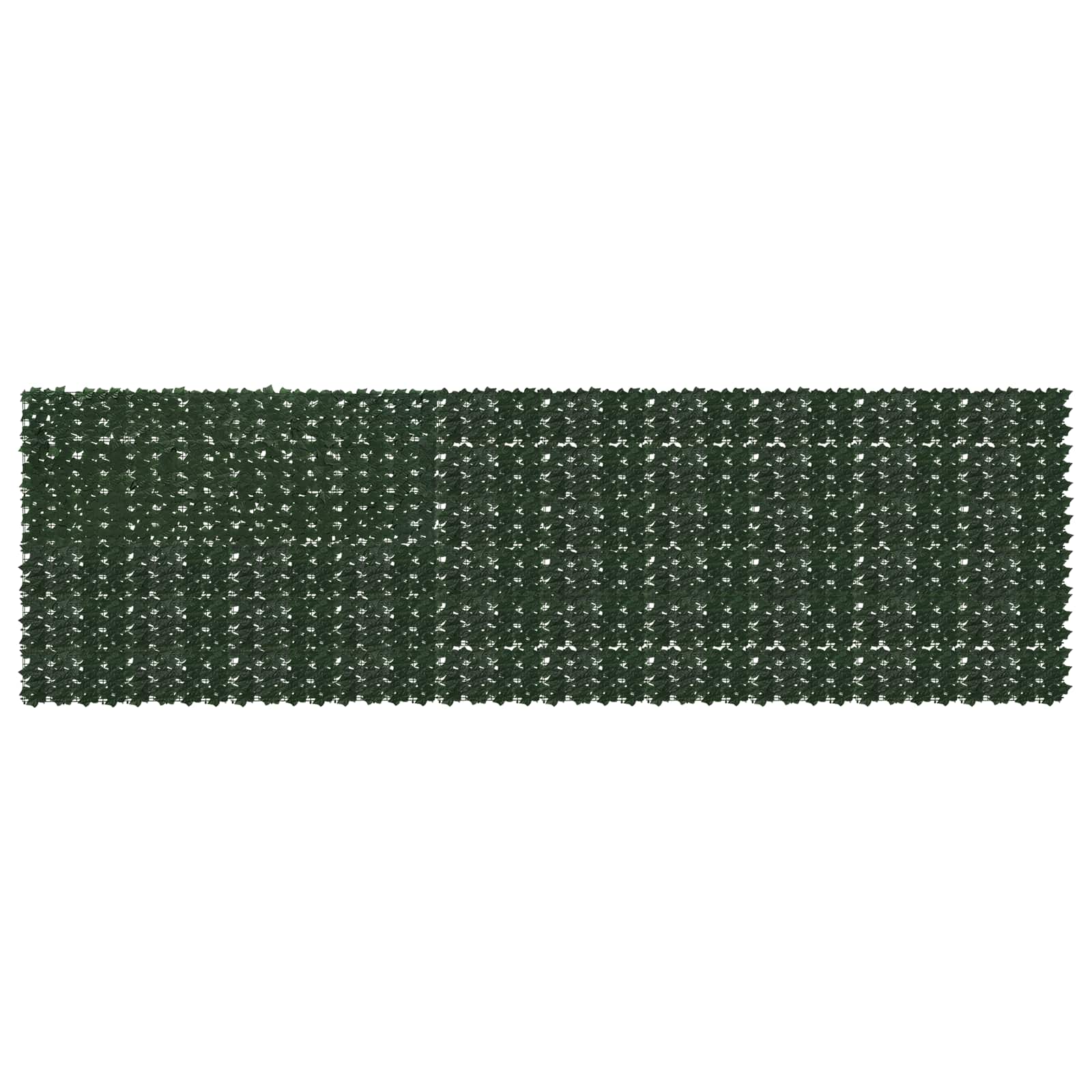 vidaXL Parawan balkonowy z liśćmi Ciemnozielony 500 x 150 cm
