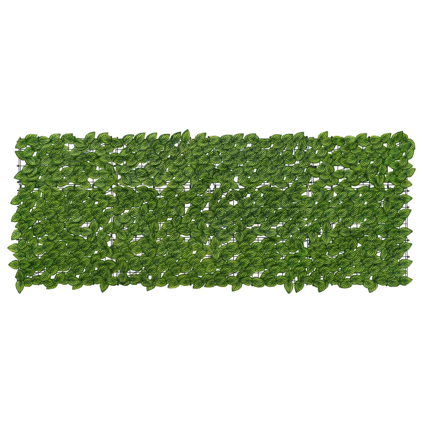 vidaXL Parawan balkonowy z liśćmi Zielony i Żółty 200 x 75 cm