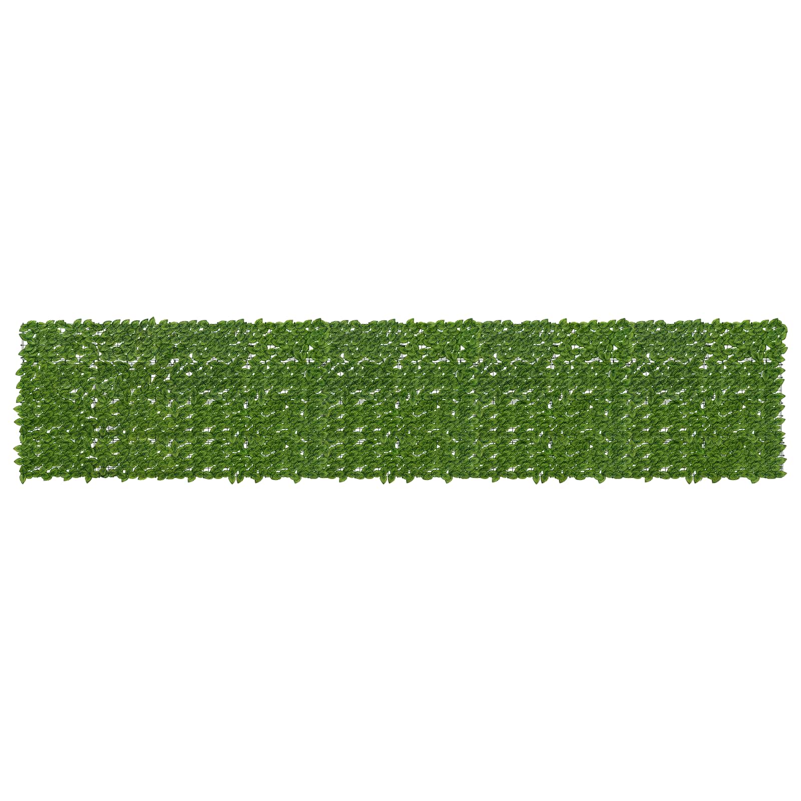 vidaXL Parawan balkonowy z liśćmi Zielony i Żółty 500 x 100 cm