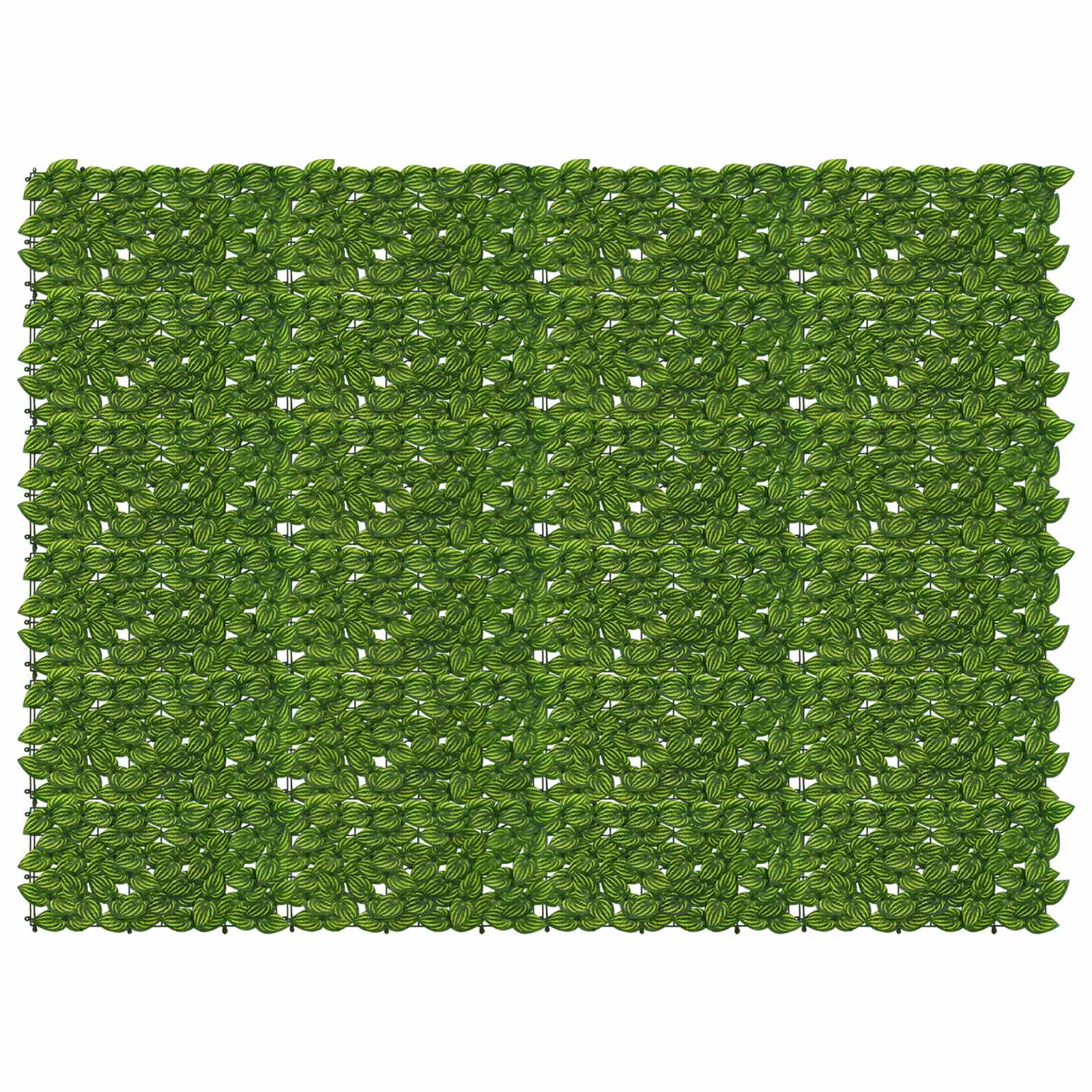vidaXL Parawan balkonowy z liśćmi Zielony i Żółty 200 x 150 cm
