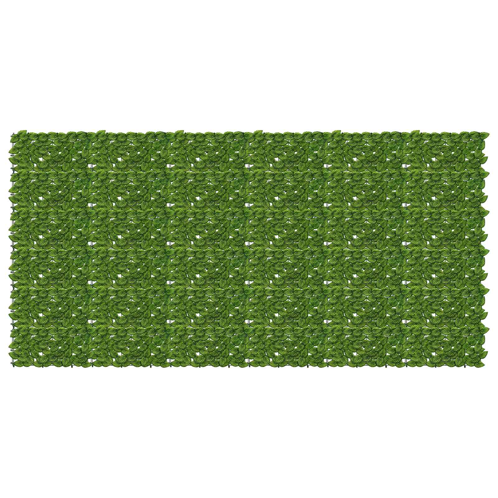 vidaXL Parawan balkonowy z liśćmi Zielony i Żółty 300 x 150 cm